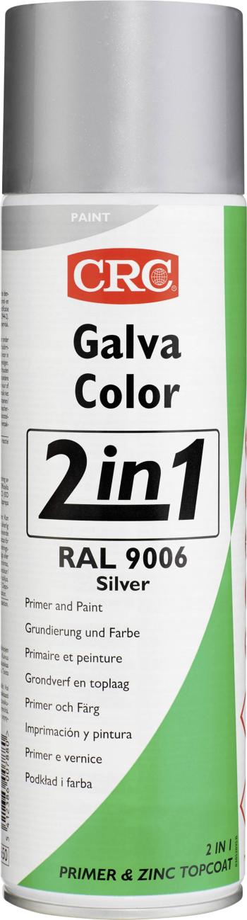 CRC 20584-HO GALVACOLOR antikorózny lak s dvojitým efektom z bieleho hliníka RAL 9006  500 ml