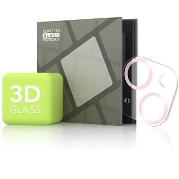Tempered Glass Protector pre kameru iPhone 13 mini/13 – 3D Glass, ružové (Case friendly) (TGR-AIP13M-PK)