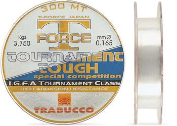 Trabucco  vlasec  t-force tournament tough 150 m crystal-priemer 0,106 mm / nosnosť 1,45 kg