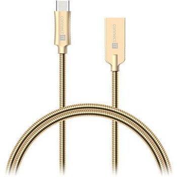 CONNECT IT Wirez Steel Knight USB-C 1m, metallic gold (CCA-5010-GD)