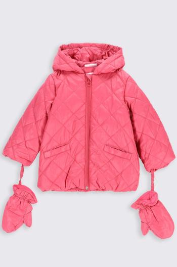 Detská bunda Coccodrillo ružová farba