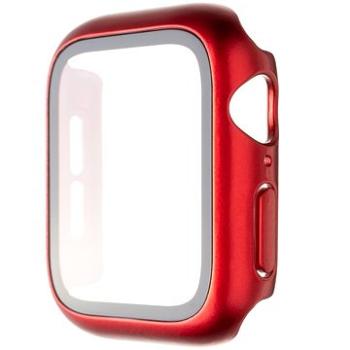 FIXED Pure+ s temperovaným sklom na Apple Watch 45 mm červené (FIXPUW+-818-RD)