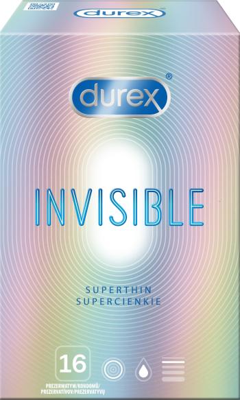 DUREX Kondómy Invisible Extra Thin Extra Sensitive Kondomy 16 ks