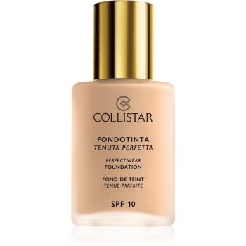 Collistar Perfect Wear Foundation vodeodolný tekutý make-up SPF 10 odtieň 1 Nude 30 ml