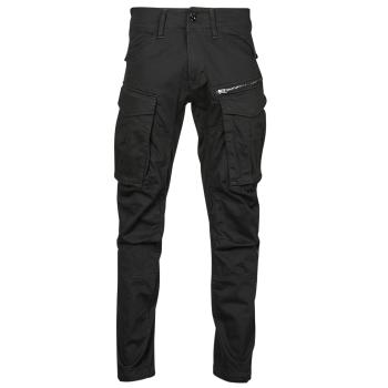 G-Star Raw  rovic zip 3d regular tapered  Nohavice Cargo Čierna