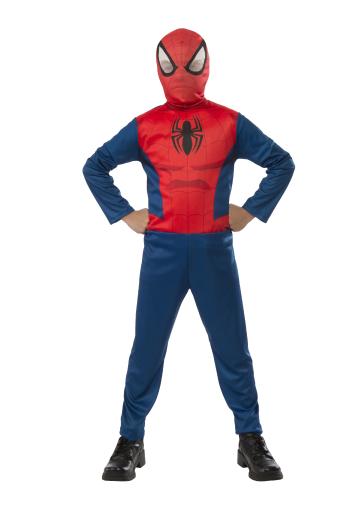 Detský kostým s maskou - Spiderman Veľkosť - deti: L