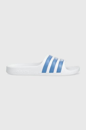 Detské šľapky adidas ADILETTE AQUA K biela farba