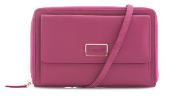 Lagen Dámska kožená crossbody kabelka BLC/5425 Cranberry