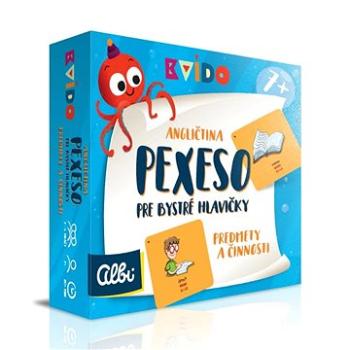 Kvído – Pexeso pre bystré hlavičky angličtina Predmety a činnosti (8590228035363)