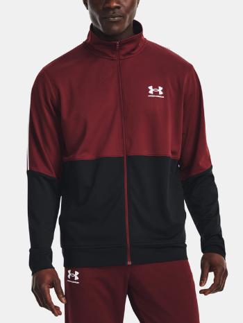 Under Armour Pique Track Bunda Červená