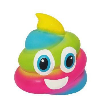 NOBBY Hračka latexová Happy Rainbow Poop 11 cm