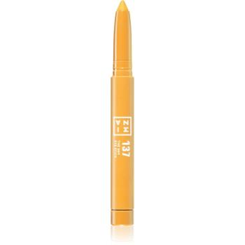 3INA The 24H Eye Stick dlhotrvajúce očné tiene v ceruzke odtieň 137 - Yellow 1,4 g