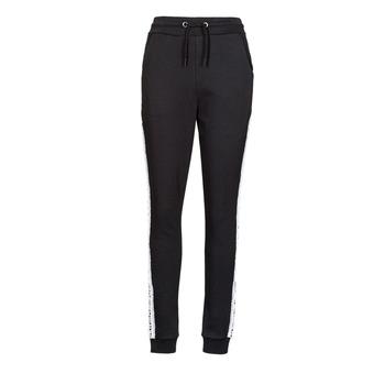 Karl Lagerfeld  Tepláky/Vrchné oblečenie LOGO TAPE SWEAT PANTS  Čierna
