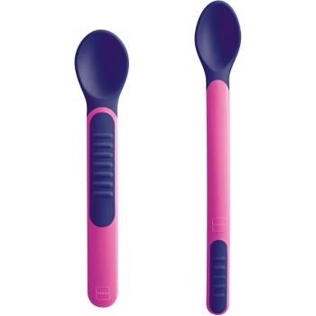 MAM Feeding Spoons & Cover lyžička 6m+ Violet 2 ks