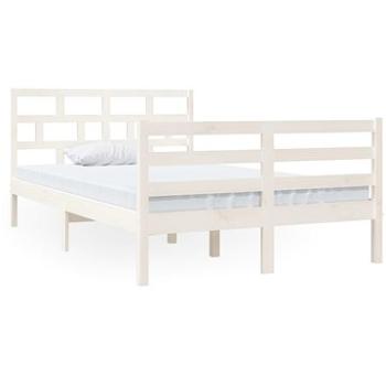 Rám postele biely masívne drevo 120 × 190 cm Small Double, 3101254