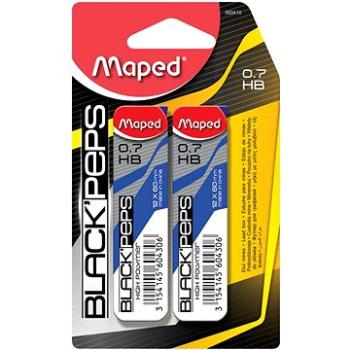 MAPED do mikroceruzky HB 0,7 mm v škatuľke – 2× 12 túh v balení (3154145604108)