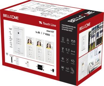 Bellcome VKM.P3F3.T3S4.BLW04 domové videotelefón káblový kompletný set 20-dielna biela
