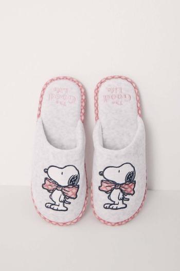 Papuče women'secret Snoopy ružová farba, 4998034