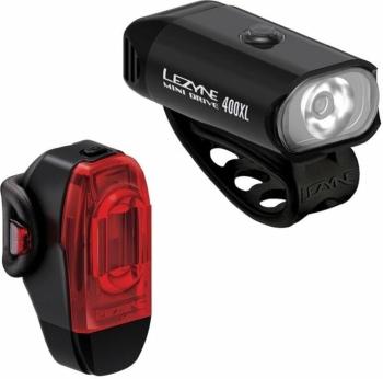 Lezyne Mini Drive 400XL/KTV Drive+ Pair Black/Black Front 400 lm / Rear 40 lm Cyklistické svetlo