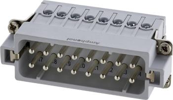 Amphenol C146 10A016 002 4-1 vložka pinového konektora postriebrené kontakty  1 ks