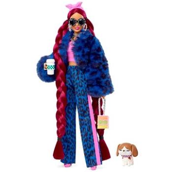 Barbie Extra – Modrá Tepláková súprava s leopardím vzorom (194735072637)