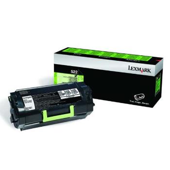 Lexmark originál toner 52D2000, black, 6000str., 522, return, Lexmark MS812de, MS812dn, MS810de, MS811dn, O