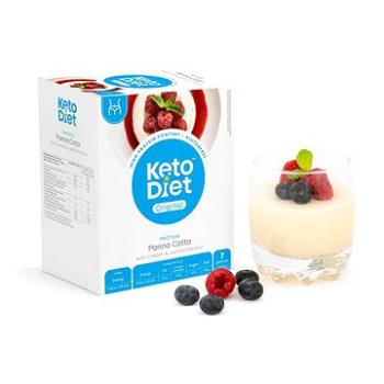 KetoDiet Proteínová panna cotta – príchuť smotana a vanilka (7 porcií) (8594181012454)