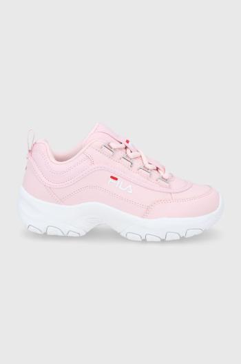 Detské topánky Fila ružová farba
