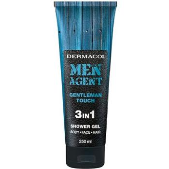DERMACOL Men Agent Gentleman Touch 3 in 1 Shower Gel 250 ml (8590031105925)
