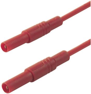 4 mm safety test lead, silicone, 2x plugs straight, 200 cm