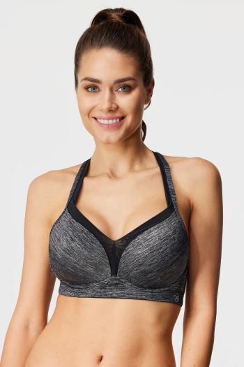 Športová podprsenka Outrun Grey Push-Up