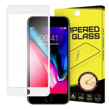MG Full Glue Super Tough ochranné sklo na iPhone 7/8/SE 2020, biele