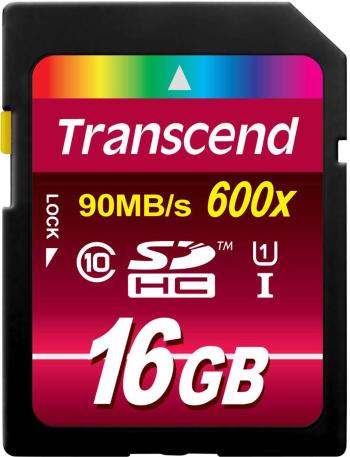 Transcend Ultimate pamäťová karta SDHC 16 GB Class 10, UHS-I