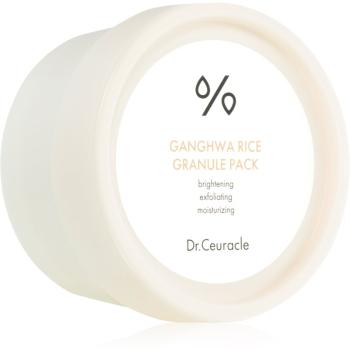 Dr.Ceuracle Ganghwa Rice Granule Pack rozjasňujúca hydratačná maska s peelingovým efektom 115 g