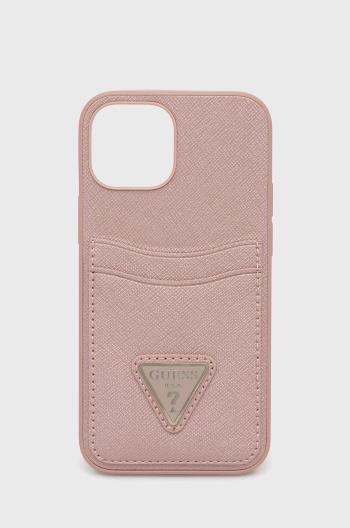 Puzdro na mobil Guess Iphone 13 Mini 5,4'' ružová farba