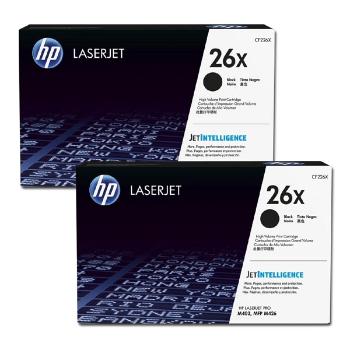 HP originál toner CF226XD, black, 18000 (2x9000)str., HP 26X, high capacity, HP LaserJet Pro M402, Pro MFP M426, dual pack, 2x930g