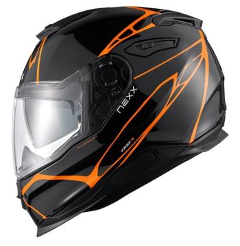 Nexx Y.100 B-Side Black/Orange XS Prilba