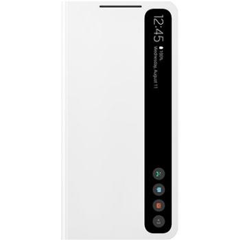 Samsung Galaxy S21 FE 5G Flipové puzdro Clear View biele (EF-ZG990CWEGEE)