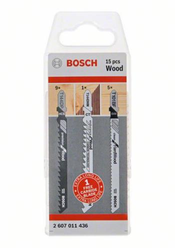 Bosch Accessories 2607011436 JSB, drevo, balenie po 15 15 ks