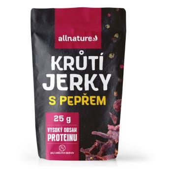 ALLNATURE Turkey pepper Jerky sušené mäso 25 g