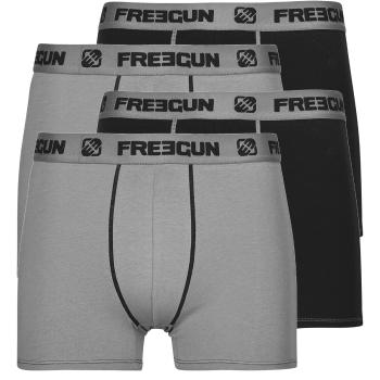 Freegun  BOXERS COTON P2 X4  Boxerky Čierna