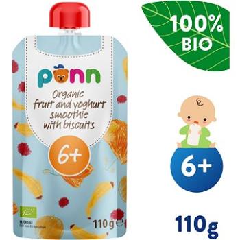 SALVEST Ponn BIO Ovocné smoothie s jogurtom a sušienkami (110 g) (4740073072981)
