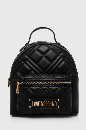 Ruksak Love Moschino dámsky, čierna farba, malý, jednofarebný, JC4148PP1LLA0000