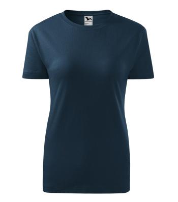 MALFINI Dámske tričko Classic New - Námornícka modrá | XL