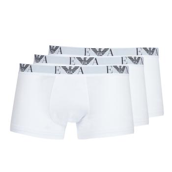 Emporio Armani  CC715-PACK DE 3  Boxerky Biela