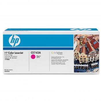 HP originál toner CE743A, magenta, 7300str., HP 307A, HP Color LaserJet CP5225, O