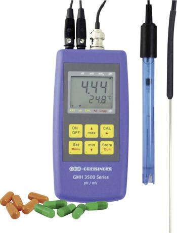 Sada merača pH, oxidačno redukčného potenciálu a teploty Greisinger GMH 3511605215