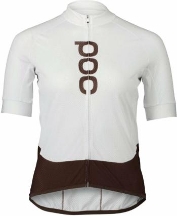 POC Essential Road Logo Jersey Hydrogen White/Axinite Brown M