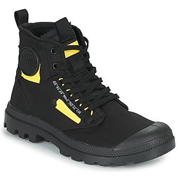 Palladium  Členkové tenisky PAMPA HI RE-CRAFT~BLACK~M  Čierna