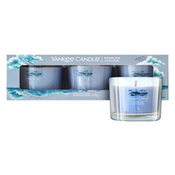 Yankee Candle Ocean Air votívna sviečka 3 x 37 g